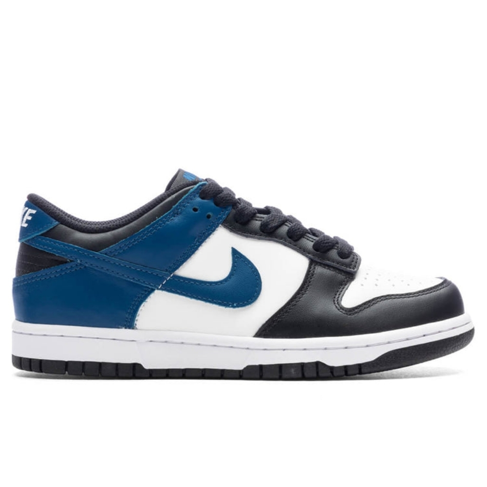 NIKE DUNK LOW SUMMIT WHITE/INDUSTRIAL BLUE/BLACK